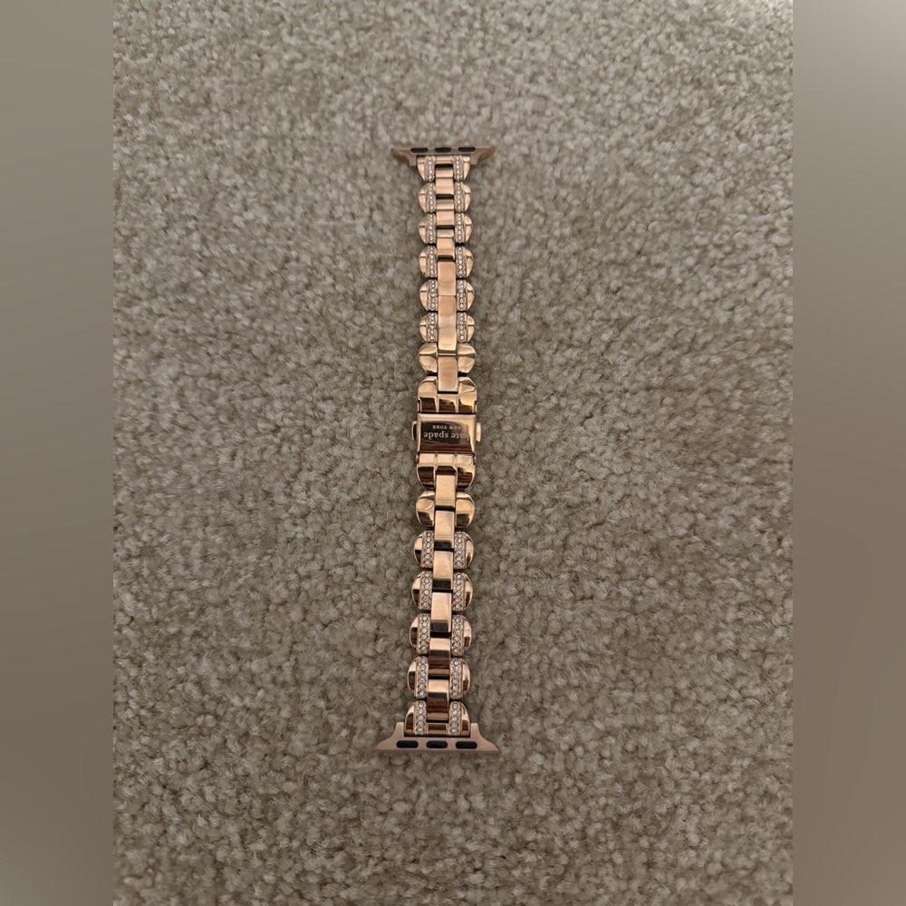 kate spade Rose Gold Crystal Link Watch Band
